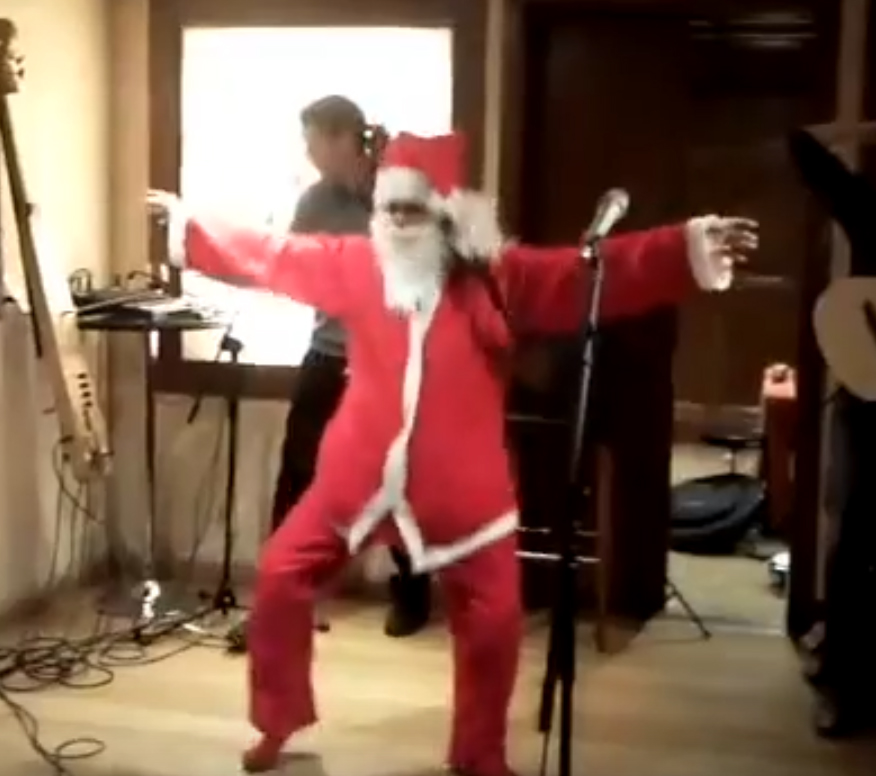 Sandra Calisto video papá noel